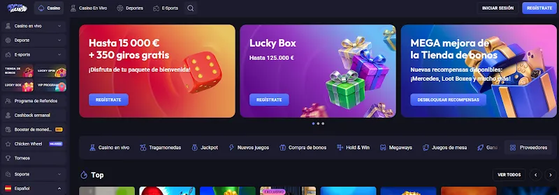Spinaura — casino en vivo con crupieres hispanohablantes